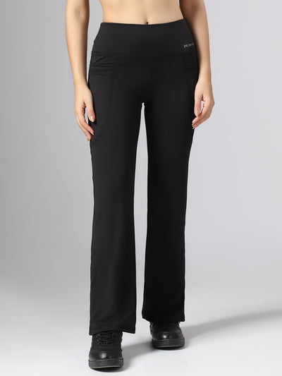 Bone-Dry High Rise Workout Flare Pant - Black