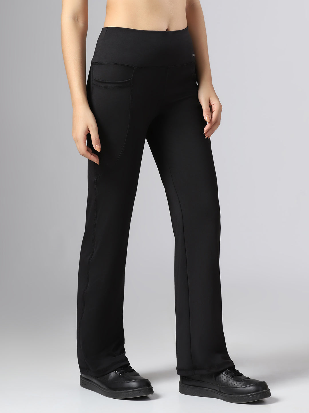 Bone-Dry High Rise Workout Flare Pant - Black