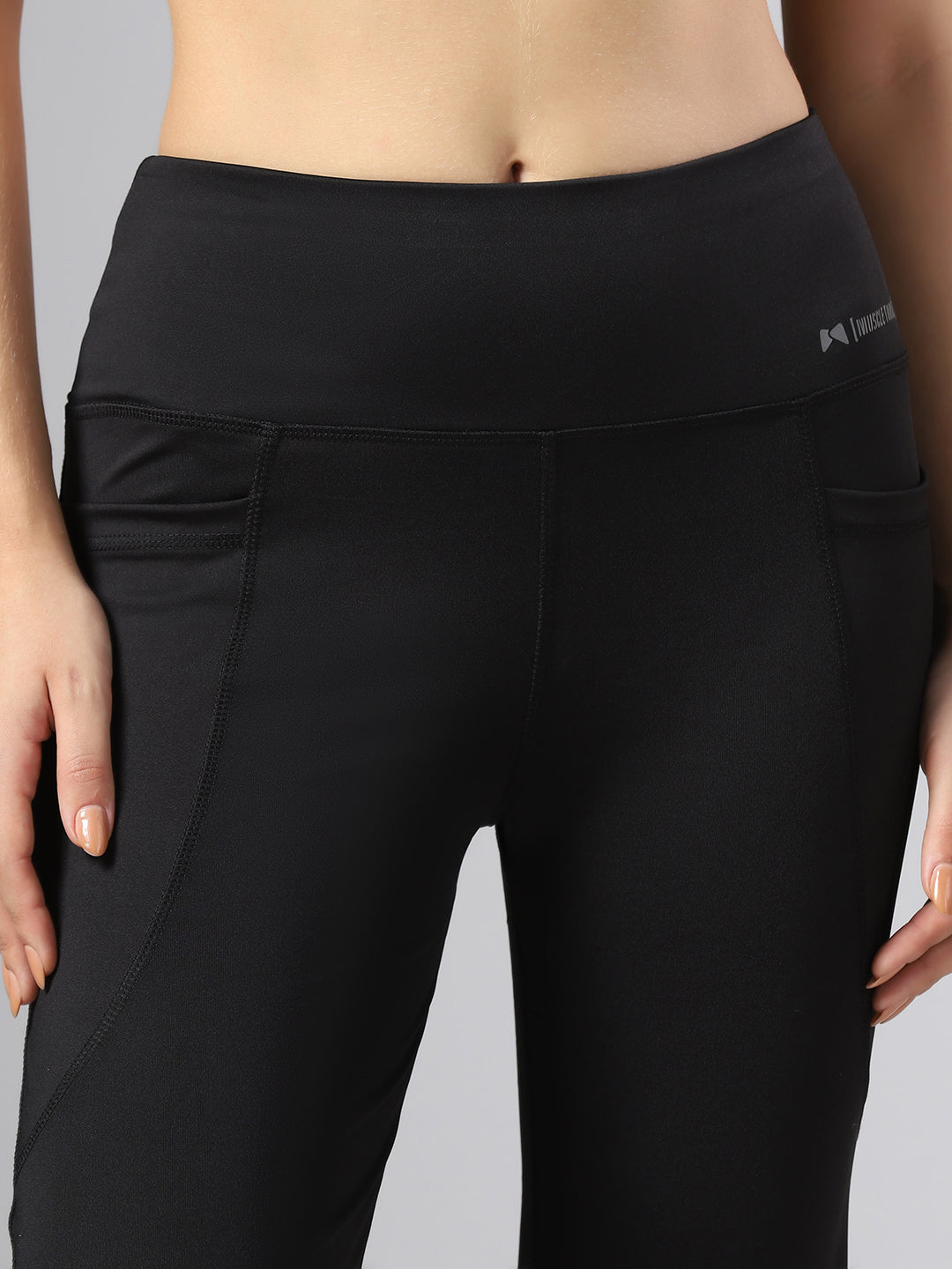 Bone-Dry High Rise Workout Flare Pant - Black