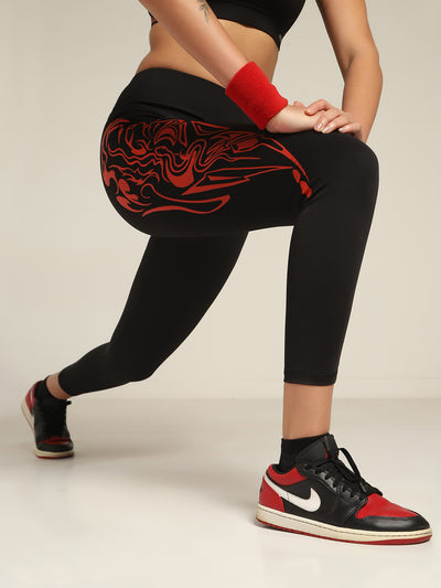 High Waist Seamless Strength Tight – Printed