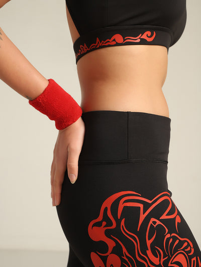 High Waist Seamless Strength Tight – Printed