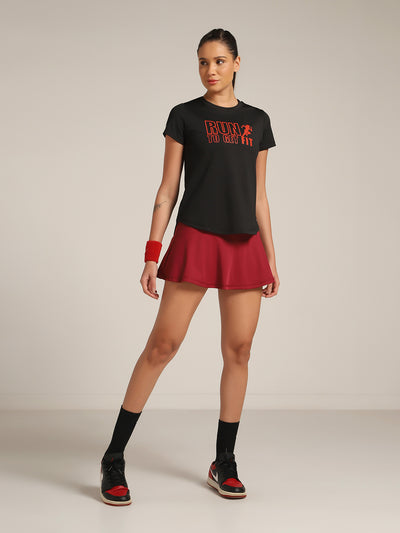 Workout Longline T-shirt - RUN Print!