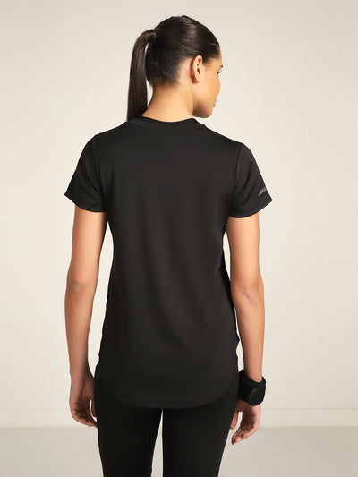 Workout Longline T-shirt - Reflective RUN Print!