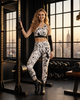 Performance workout pair with high impact sports bra - white/black