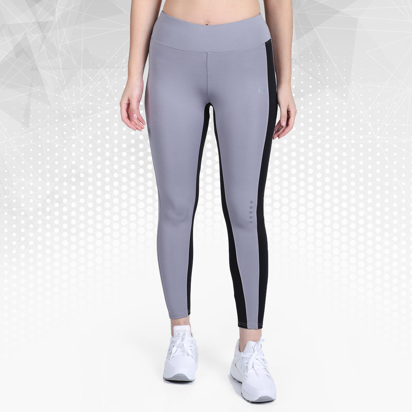 Medium Waist Side Strap Tight – Grey