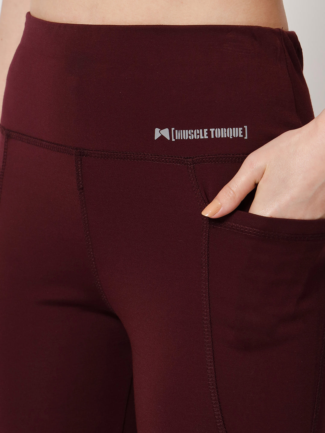 High Waist All Day Pant – Wine
