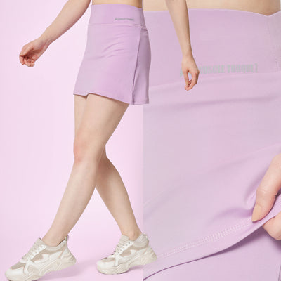 High Waist Short Skirt – Purple