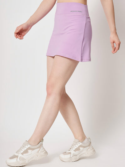 High Waist Short Skirt – Purple