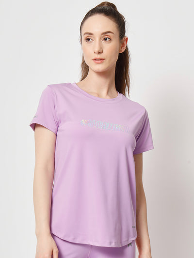 Longline T-Shirt – Purple