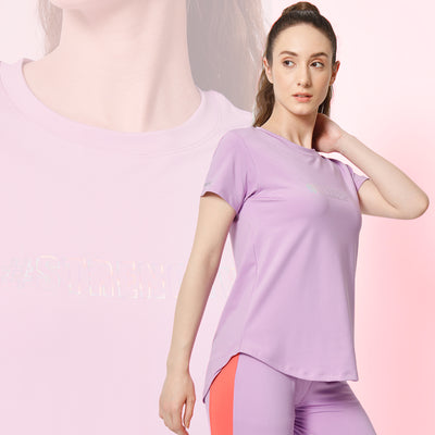 Longline T-Shirt – Purple