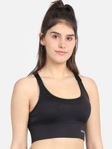 High Impact Workout Sports Bra – Black