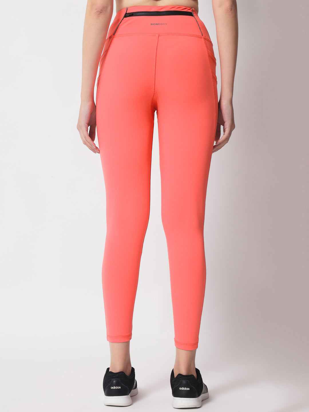 Combo of two High Waist Five Pockets Tights - Blue & Peach