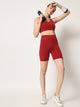Three Pocket Cycling Short – Maroon